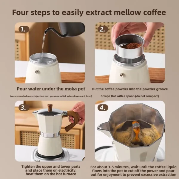 Single Valve Moka Pot - Image 7