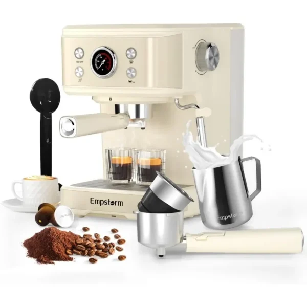 Empstorm Espresso Machine 20 Bar 2 IN 1