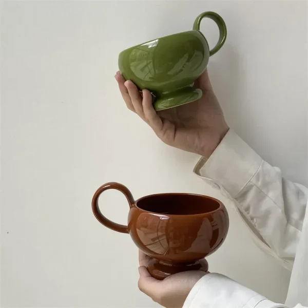 Ceramic Latte Mug - Image 4